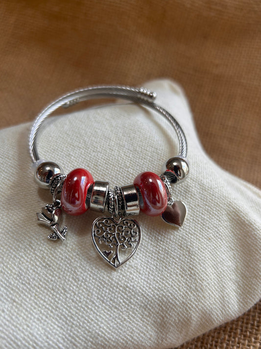 Coral Malibu Canyon Charm