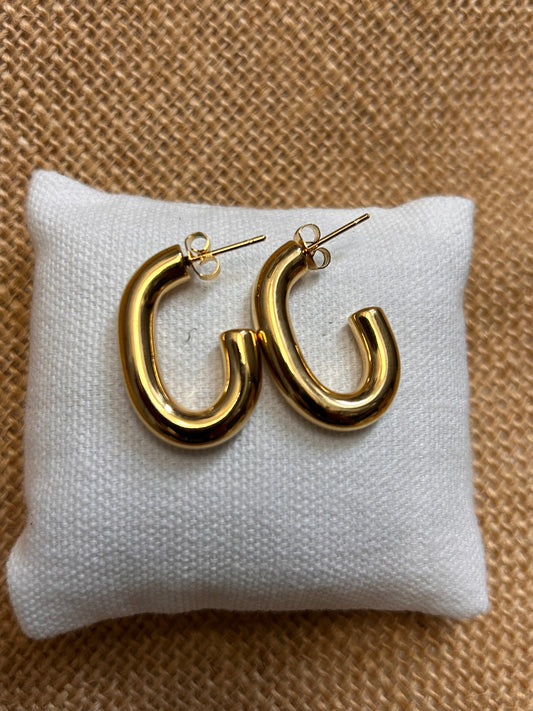 Cairo Gold Looped Earrings